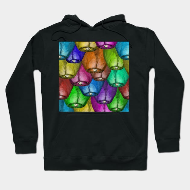 Lantern Festival Hoodie by Greydn